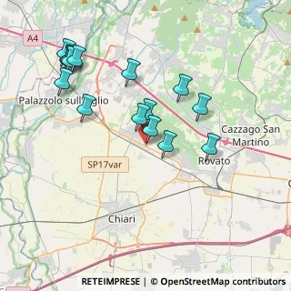 Mappa Via dello Zino, 25033 Cologne BS, Italia (3.90933)