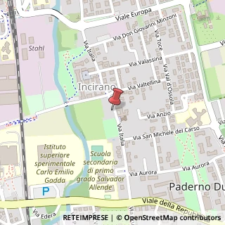 Mappa Via Italia, 43, 20037 Paderno Dugnano, Milano (Lombardia)