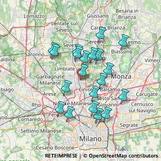 Mappa SP 35, 20037 Paderno Dugnano MI (6.606)