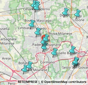 Mappa Via Italia, 20037 Paderno Dugnano MI, Italia (4.65)