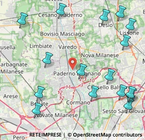 Mappa SP 35, 20037 Paderno Dugnano MI (5.58313)