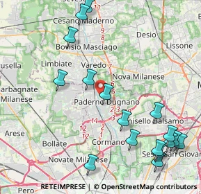 Mappa SP 35, 20037 Paderno Dugnano MI (5.17059)