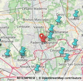 Mappa SP 35, 20037 Paderno Dugnano MI (6.2325)