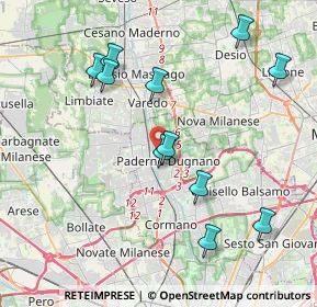 Mappa SP 35, 20037 Paderno Dugnano MI (4.08455)