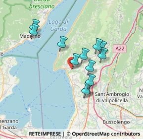 Mappa Via Giovanni Bonometti, 37016 Garda VR, Italia (5.94917)