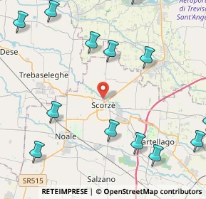 Mappa Via Giacomo Matteotti, 30037 Scorzè VE, Italia (6.844)
