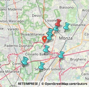 Mappa Via Cesare Pavese, 20835 Muggiò MB, Italia (3.14091)