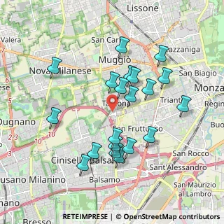 Mappa Via Cesare Pavese, 20835 Muggiò MB, Italia (1.7875)