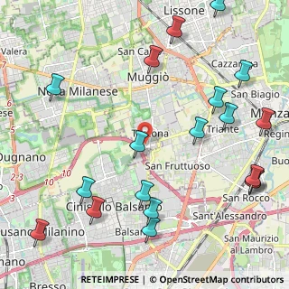 Mappa Via Cesare Pavese, 20835 Muggiò MB, Italia (2.80368)