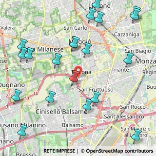 Mappa Via Cesare Pavese, 20835 Muggiò MB, Italia (2.7975)
