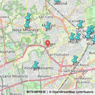 Mappa Via Cesare Pavese, 20835 Muggiò MB, Italia (3.03692)