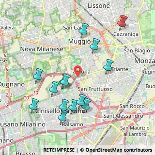 Mappa Via Cesare Pavese, 20835 Muggiò MB, Italia (2.08714)