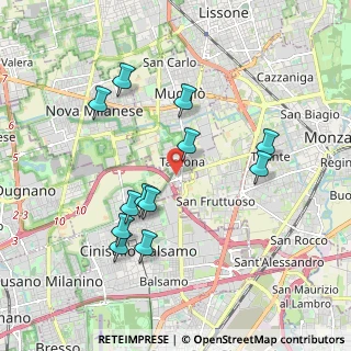 Mappa Via Cesare Pavese, 20835 Muggiò MB, Italia (1.85167)