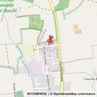 Mappa Via Don Giuseppe Comotti, 7, 24050 Lurano, Bergamo (Lombardia)
