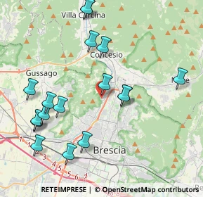 Mappa Via Traversa di Via Alcide de Gasperi, 25060 Collebeato BS, Italia (4.44353)