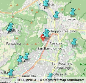 Mappa Via Traversa di Via Alcide de Gasperi, 25060 Collebeato BS, Italia (2.69154)