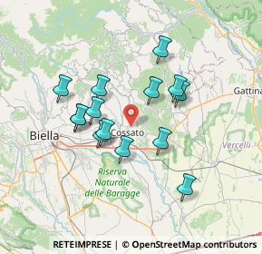 Mappa Via Giuseppe Garibaldi, 13836 Cossato BI, Italia (6.00571)