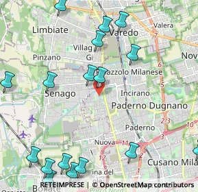 Mappa Via Michelangelo Buonarroti, 20037 Paderno Dugnano MI, Italia (2.91722)