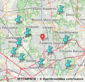 Mappa Via Michelangelo Buonarroti, 20037 Paderno Dugnano MI, Italia (4.78909)