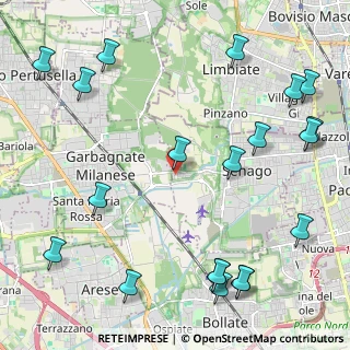 Mappa Via Carducci, 20030 Senago MI, Italia (2.9415)