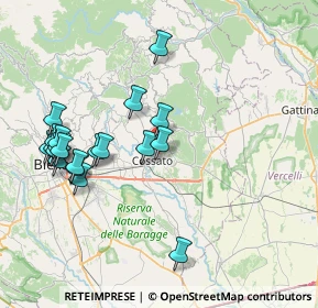 Mappa Borgata Berlanghino, 13836 Cossato BI, Italia (8.2055)
