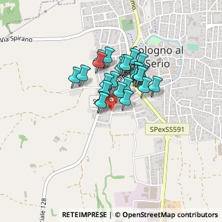 Mappa Via D'Acquisto, 24055 Cologno Al Serio BG, Italia (0.28846)