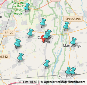 Mappa Via D'Acquisto, 24055 Cologno Al Serio BG, Italia (4.41385)