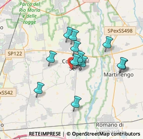 Mappa Via D'Acquisto, 24055 Cologno Al Serio BG, Italia (2.92167)