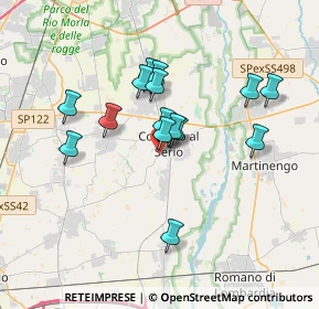 Mappa Via D'Acquisto, 24055 Cologno Al Serio BG, Italia (2.998)