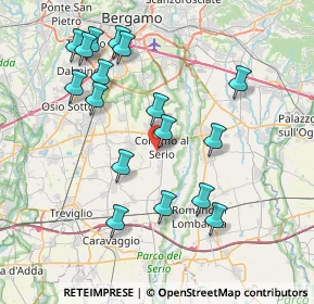 Mappa Via D'Acquisto, 24055 Cologno Al Serio BG, Italia (7.99529)