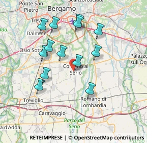 Mappa Via D'Acquisto, 24055 Cologno Al Serio BG, Italia (6.90692)