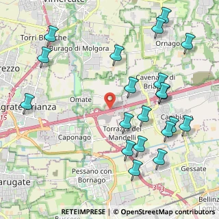 Mappa A4 Torino - Trieste, 20864 Caponago MB, Italia (2.4825)