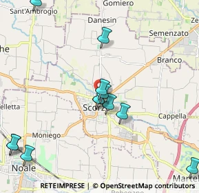 Mappa Via Alessandro Manzoni, 30037 Scorzè VE, Italia (2.22917)