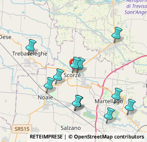 Mappa Via Alessandro Manzoni, 30037 Scorzè VE, Italia (4.09727)