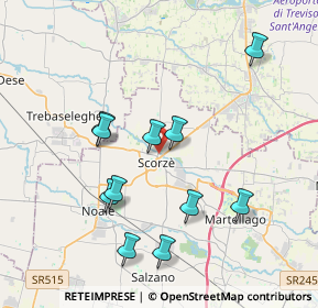 Mappa Via Alessandro Manzoni, 30037 Scorzè VE, Italia (3.72364)