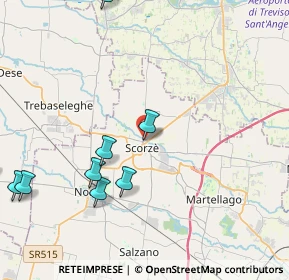 Mappa Via Alessandro Manzoni, 30037 Scorzè VE, Italia (6.0125)