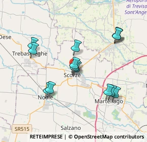 Mappa Via Alessandro Manzoni, 30037 Scorzè VE, Italia (3.63357)