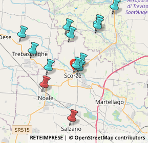 Mappa Via Alessandro Manzoni, 30037 Scorzè VE, Italia (3.74077)