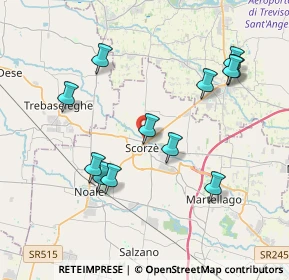Mappa Via Alessandro Manzoni, 30037 Scorzè VE, Italia (3.915)