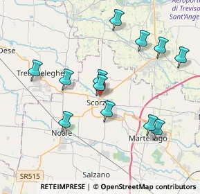 Mappa Via Alessandro Manzoni, 30037 Scorzè VE, Italia (3.88917)