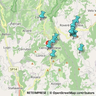 Mappa Via Vesterle, 37020 Cerro Veronese VR, Italia (1.89417)