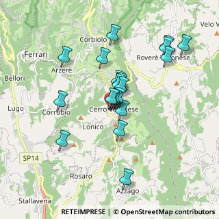 Mappa Via Vesterle, 37020 Cerro Veronese VR, Italia (1.553)