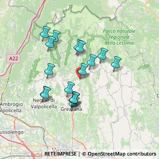 Mappa Via Vesterle, 37020 Cerro Veronese VR, Italia (6.59588)