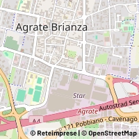 Kort Agrate Brianza