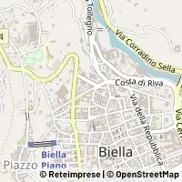 Mapa Biella