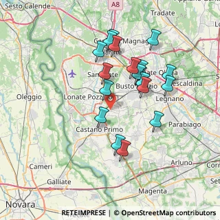 Mappa Via Magenta, 20020 Magnago MI, Italia (6.76421)