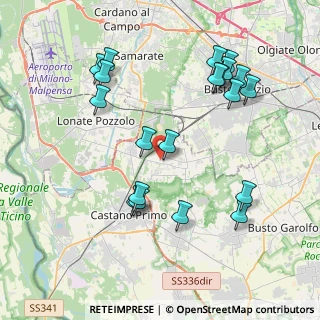 Mappa Via Magenta, 20020 Magnago MI, Italia (4.264)