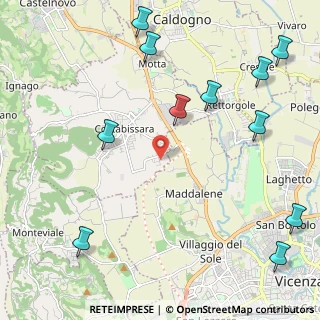 Mappa Via Lago di Fimon, 36030 Costabissara VI, Italia (2.88)