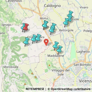 Mappa Via Lago di Fimon, 36030 Costabissara VI, Italia (1.80857)