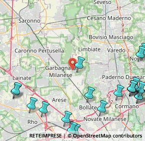 Mappa Viale Caplo Forlanini, 20030 Senago MI, Italia (6.3465)